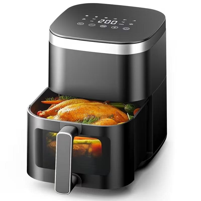 1～5人用の3L電気エアフライヤーノンフライヤー非油LEDタッチパネルタイマー