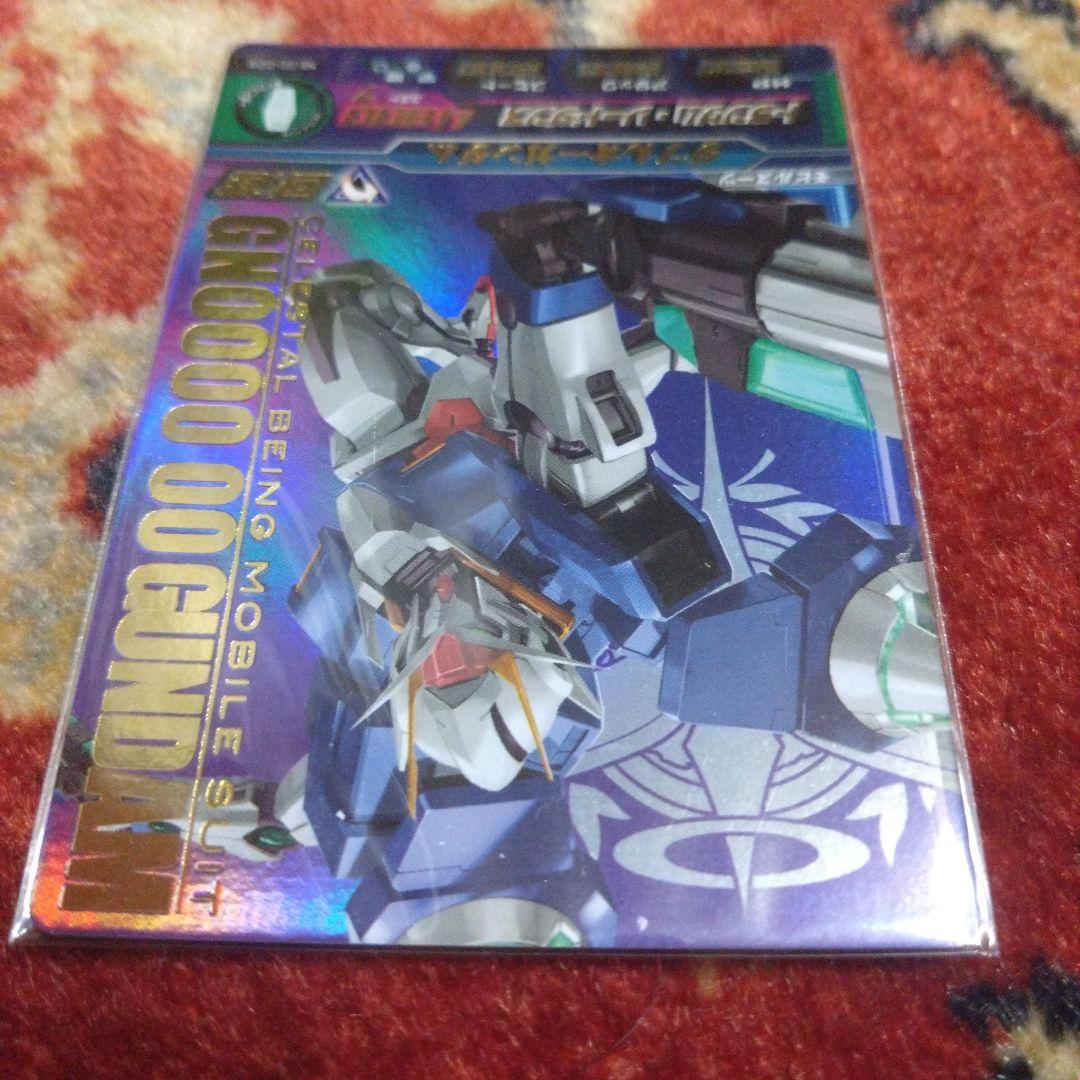 ガンダムトライエイジ　試験版　ロケテスト　プロモーションカード　ダブルオー　青