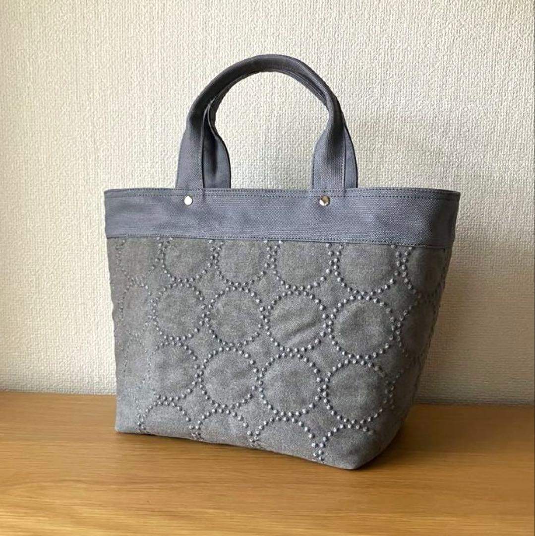 トートバッグ　dopタンバリン グレー