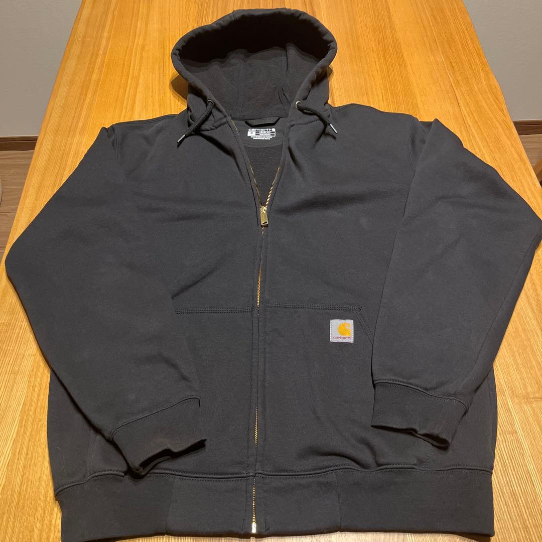 Carhartt ブラック　黒　フルジップパーカー Mサイズ