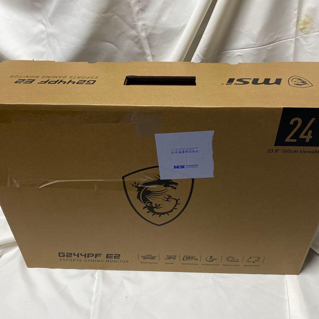 【新品未使用】MSI G244PF E2 ゲーミング180Hz IPS 23.8