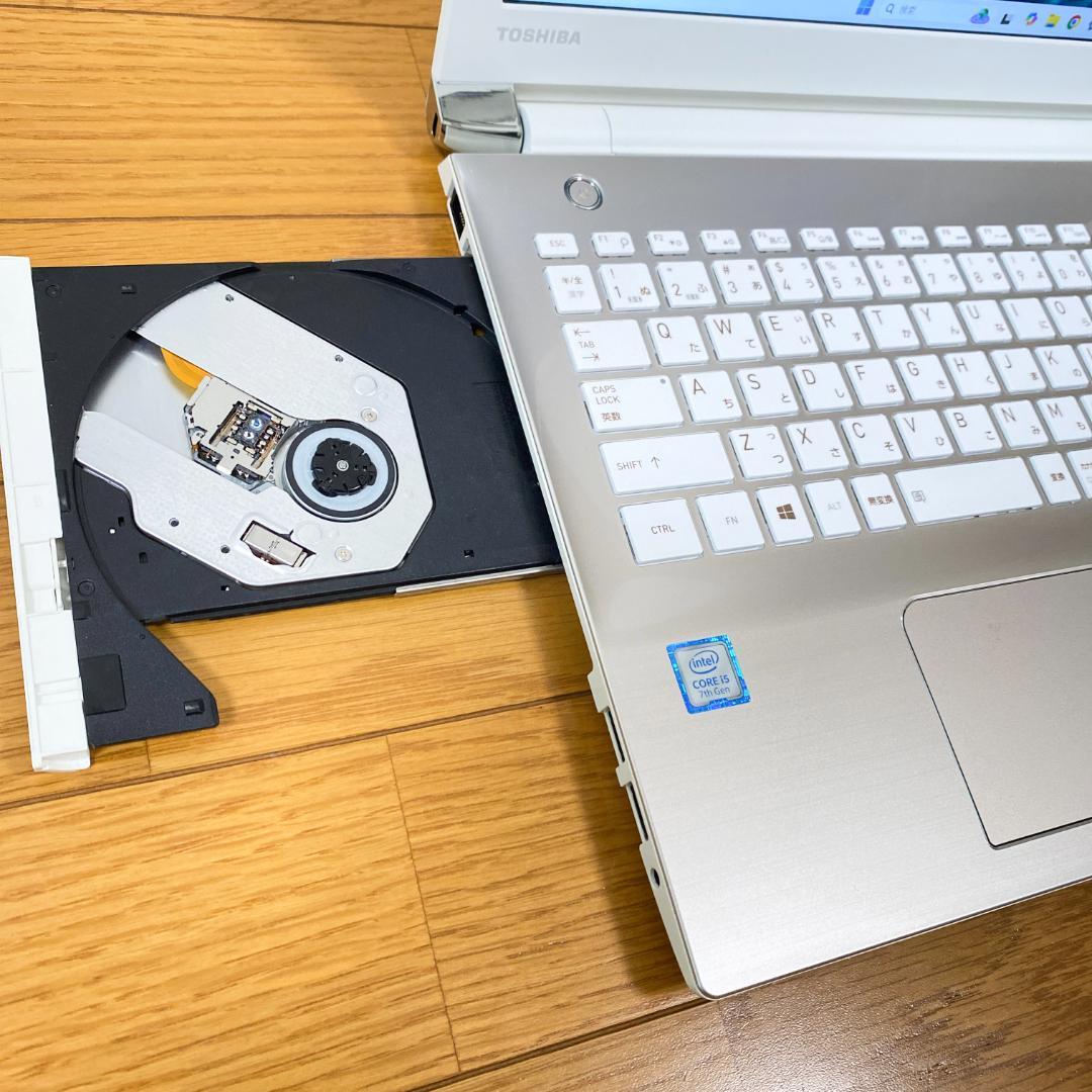 美品✨Office2021搭載 第7世代i5 新品SSD 東芝ノートパソコン