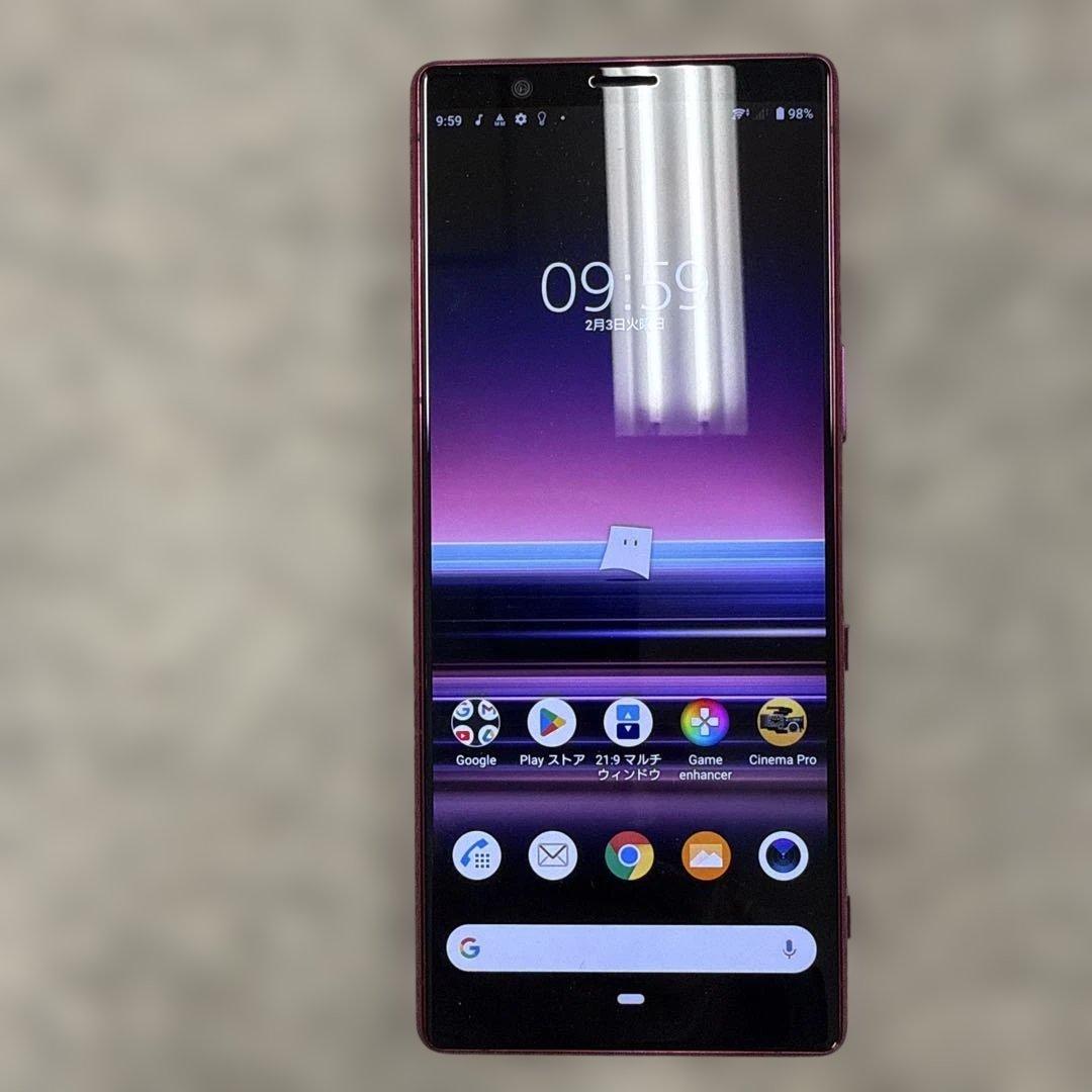 SONY Xperia docomo レッド　so-01m simフリー