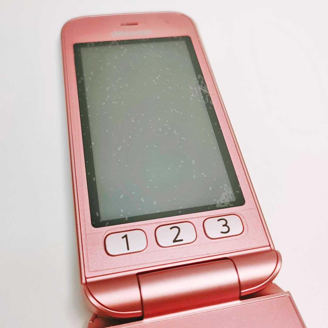 美品 docomo ドコモ らくらくホン F-02J SIMフリー 動作確認済