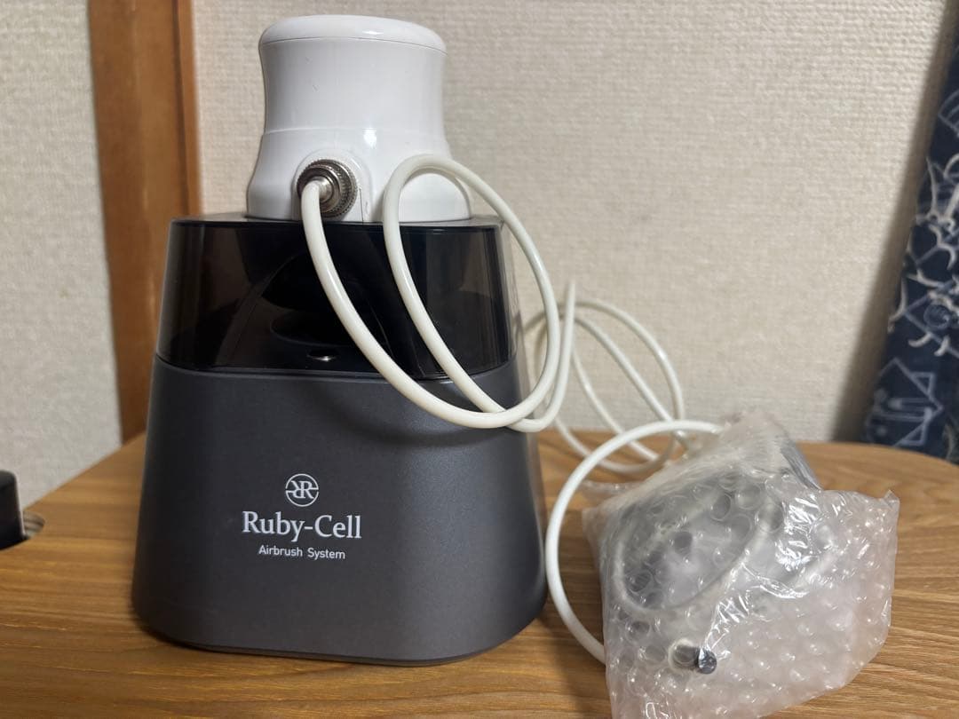 ルビーセル　スカルプエアブラシ　ブラック