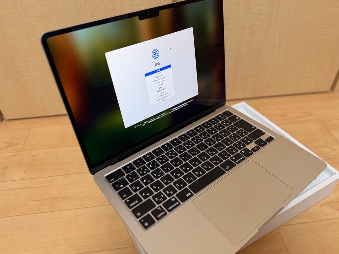 【最終値下げ】MacBook Air M2 バッテリー100％ 充放電46回