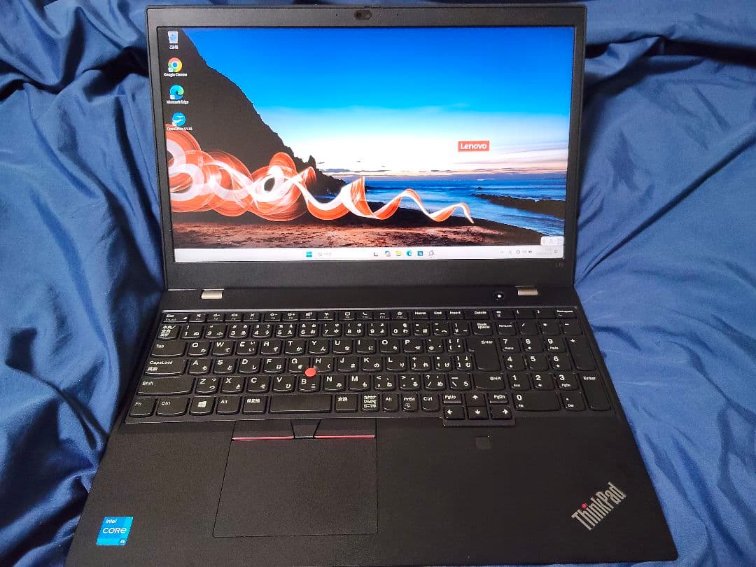第11世代Thinkpad L15GEN2:Core i5/16GB/256GB