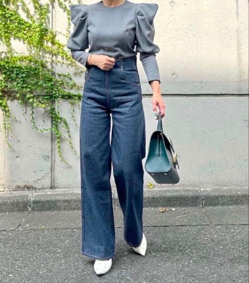 Cygne. シーニュ　とんがりシャツブラウス Manonサイズ1