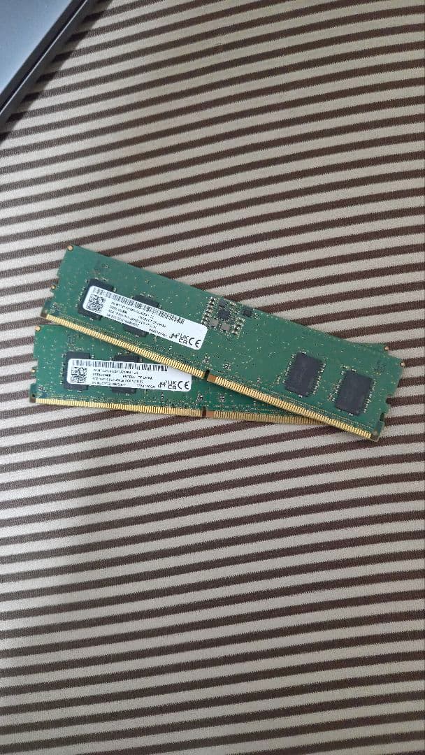 DDR5 8GB 4800Mhz メモリー 2枚セット
