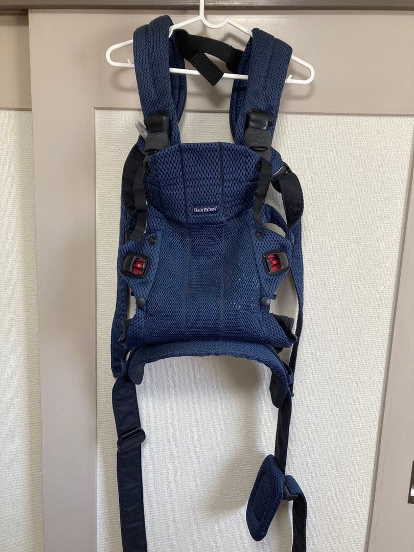 【おまけ付き】BABYBJÖRN 抱っこ紐 ハーモニー　ネイビーブルー