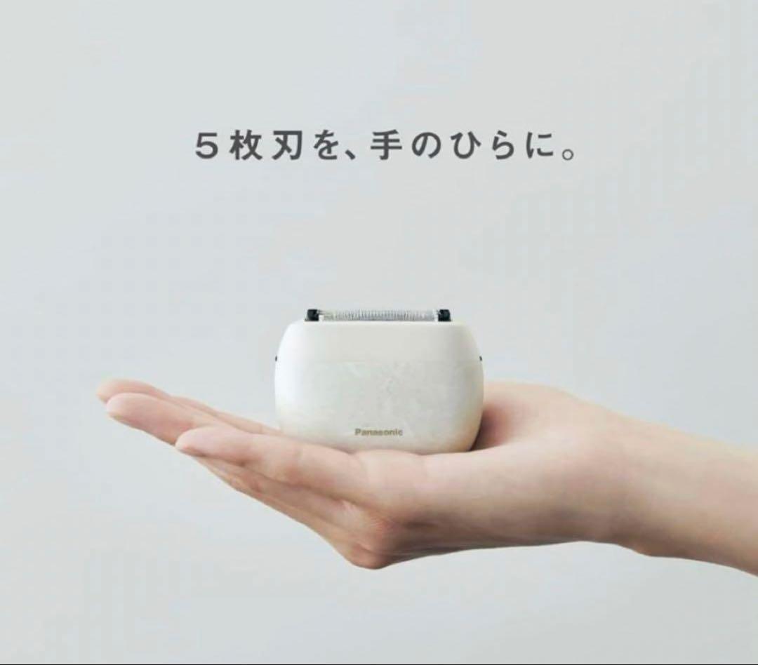 【美品】パナソニック ラムダッシュパームイン マーブルブラックES-PV6A-K