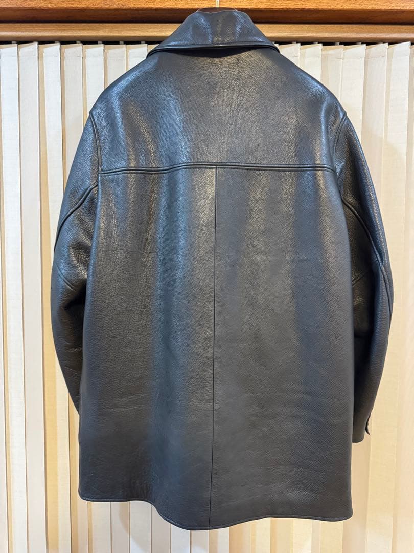 ジャケット・アウター WACKO MARIA LEATHER CAR COAT