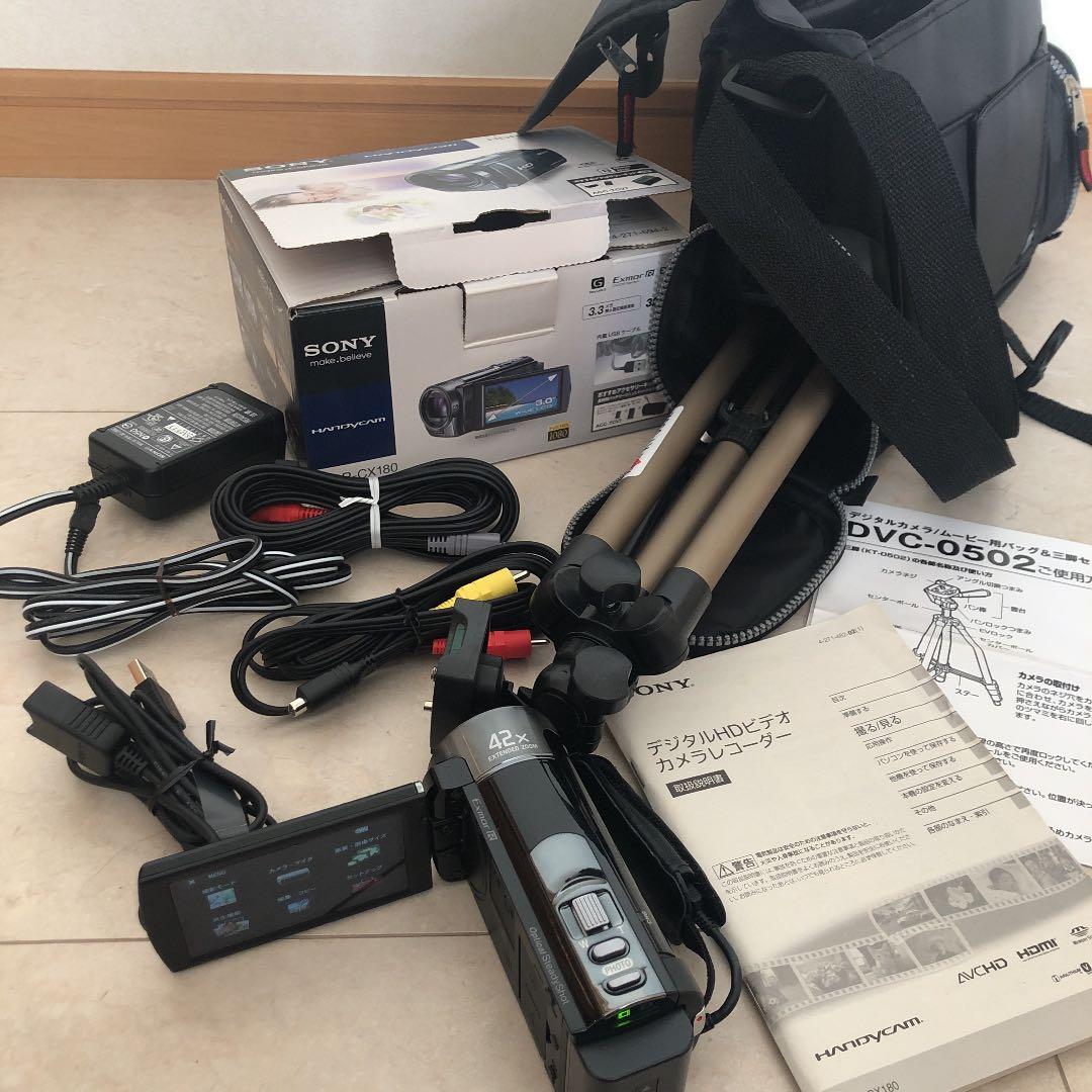 HDR-CX180 付属品付き