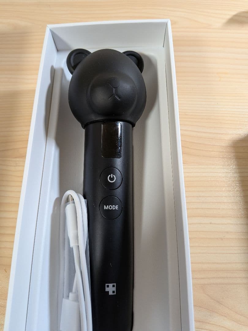 メディキューブ AGE-R ブースタープロ　美顔器　 黒 くまさんヘッド付き