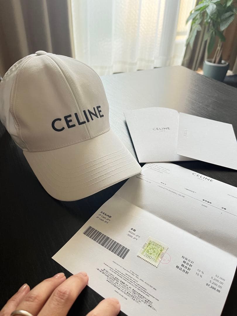 CELINE CASQUETTE BASEBALL キャップ M