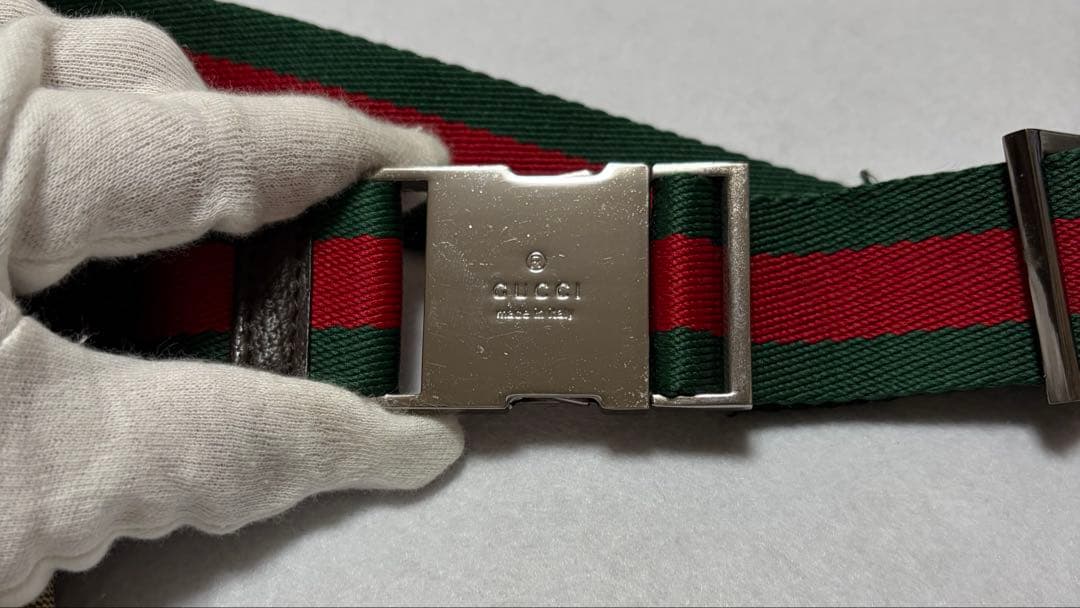 GUCCI グッチ GGキャンバス レザー GG柄 シェリーライン