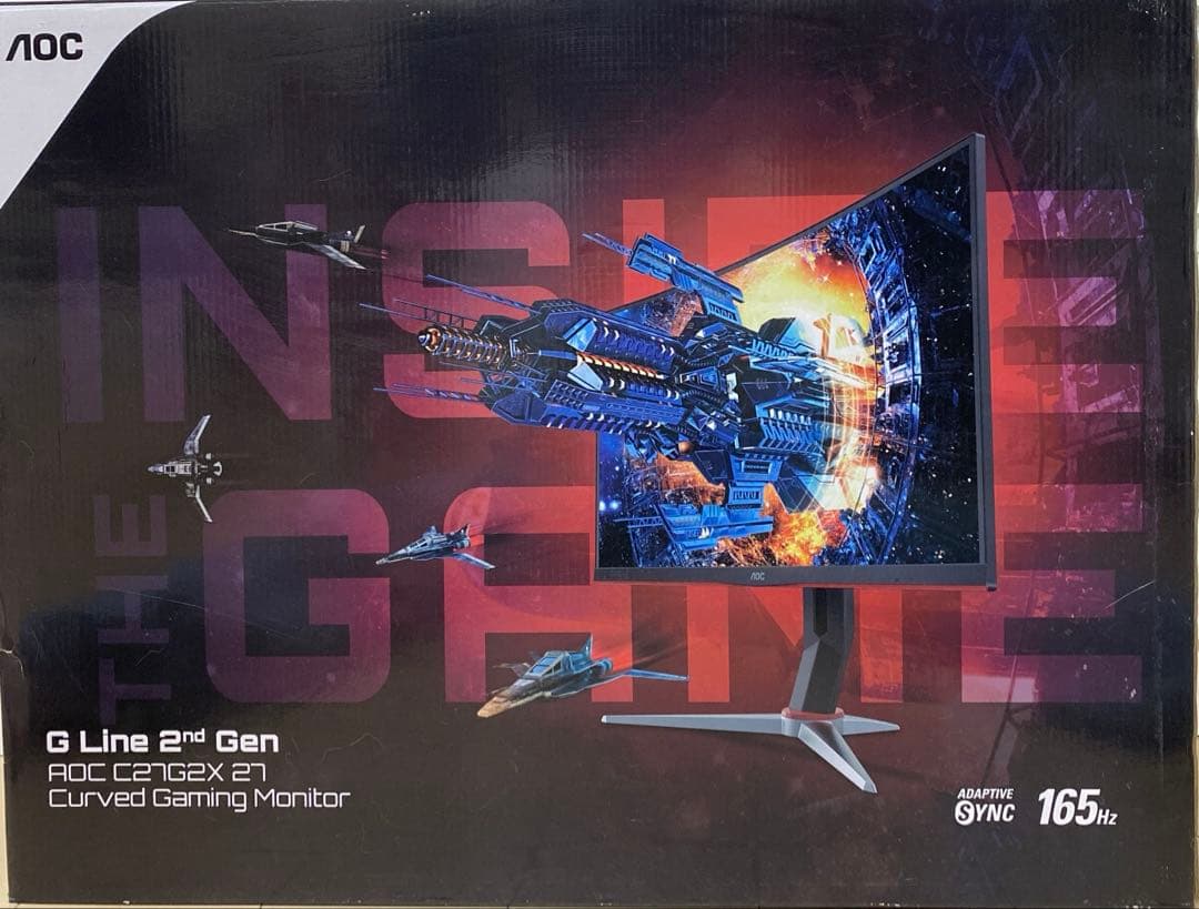 AOC C27G2X 27インチ Curved Gaming Monitor
