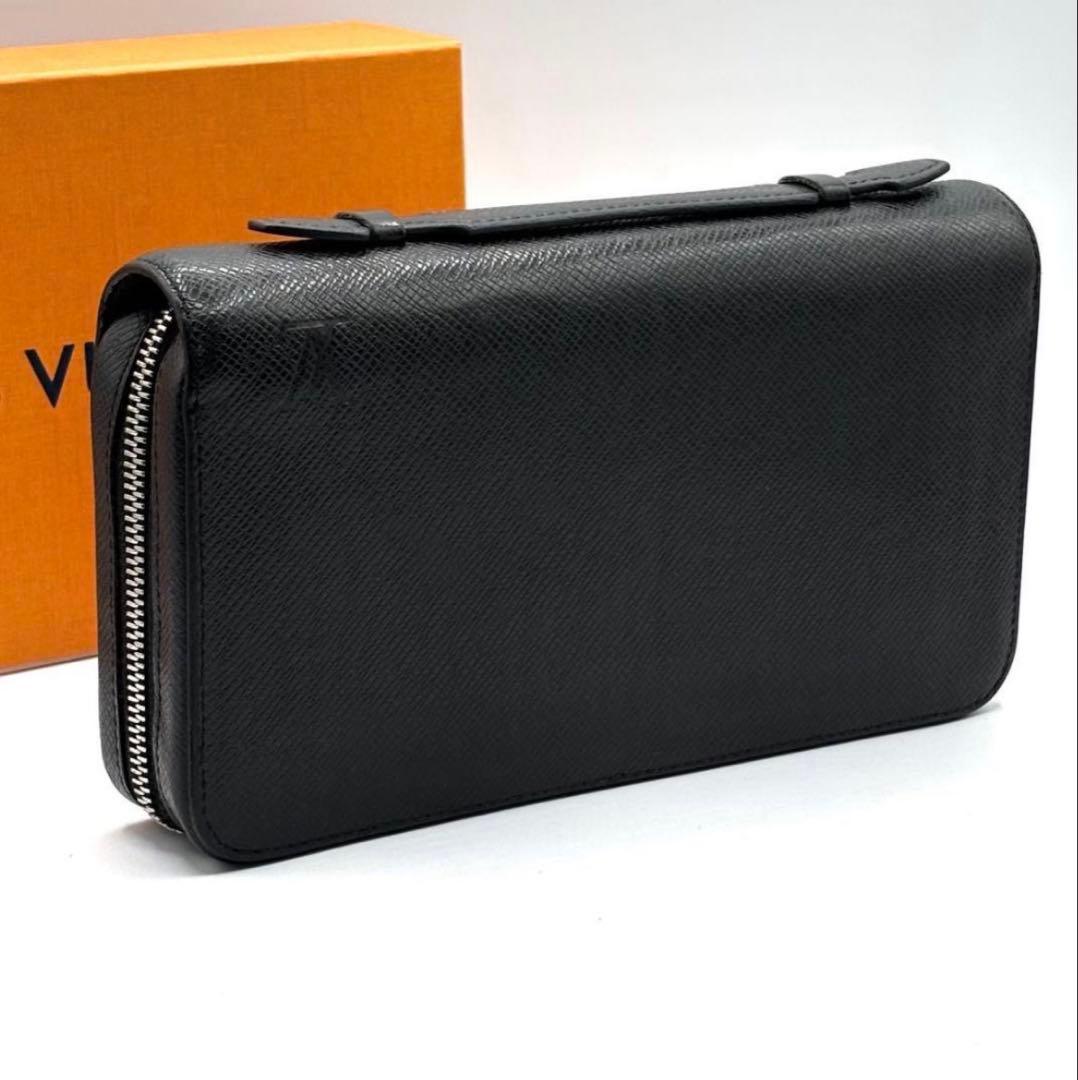 【極美品】綺麗 大容量 ルイヴィトン タイガ ジッピーXL ノワール 黒 長財布