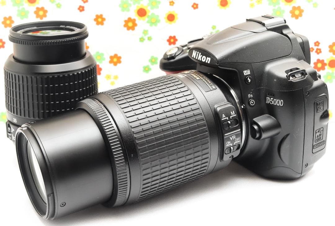 ニコン Nikon D5000☆ダブルレンズセット☆スマホに転送！☆初心者の方に