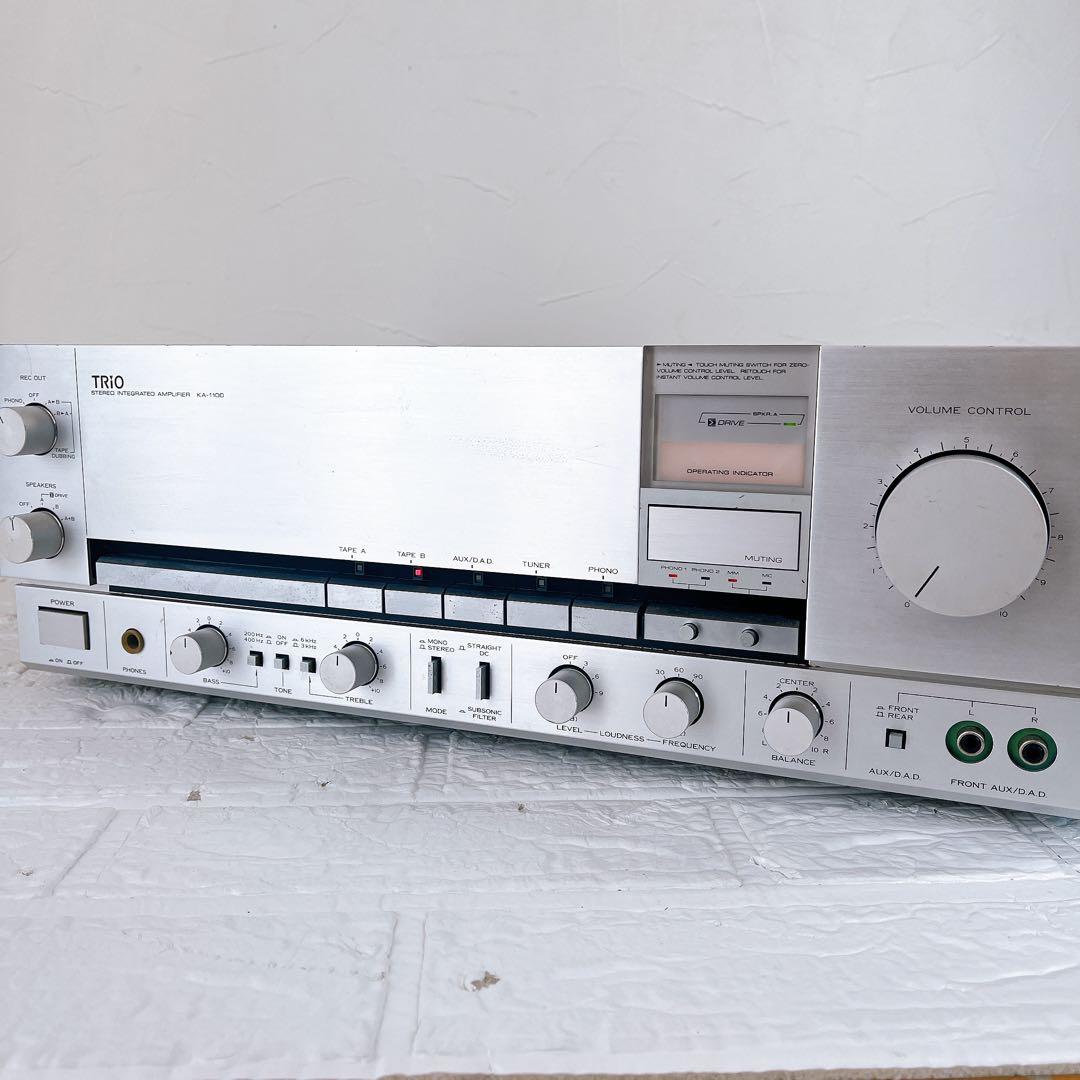 TRIO KA-1100 プリメインアンプ 通電確認済み 現状品