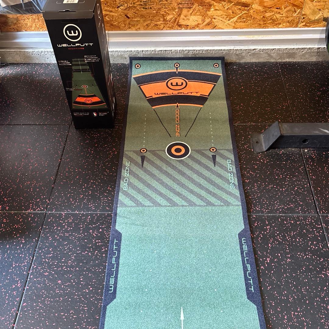 期間限定値引き　Wellputt ゴルフパターマット 3m