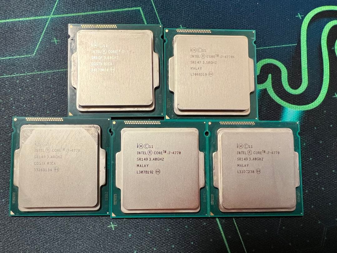 Intel Core i7-4000シリーズ CPU 5個セット