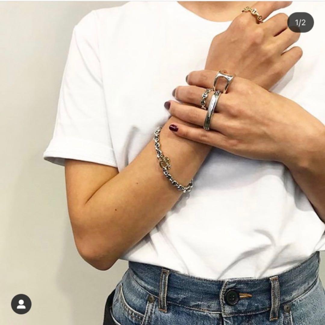 アクセサリー HOORSENBUHS DOUBLE BARREL KNUCKLE RING