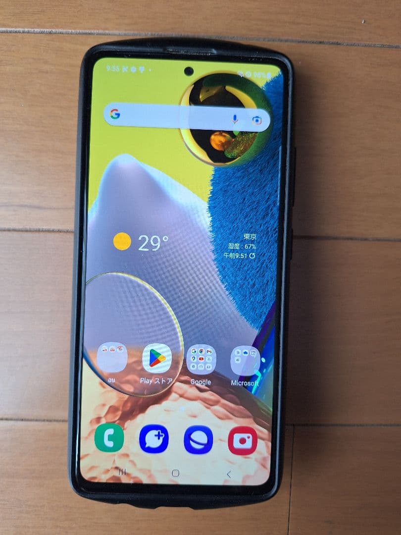 microsd128gb付き! galaxy a51 scg07 simフリー