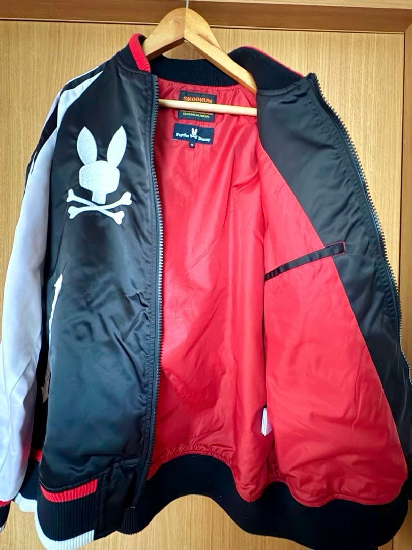 最終値下げ【美品】SKOOKUM × Psycho Bunnyコラボスカジャン
