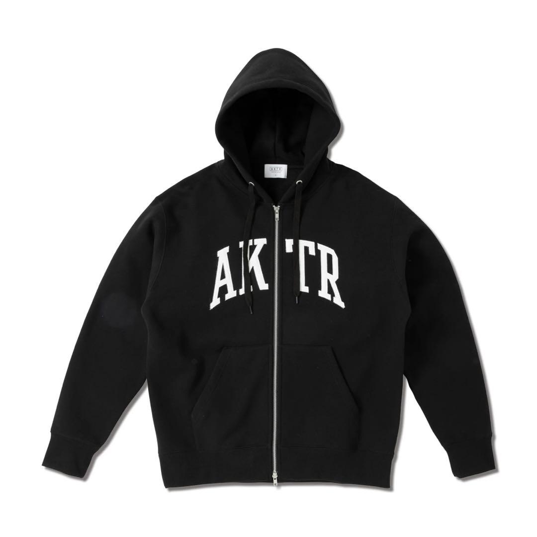 【新品未使用】COLLEGE LOGO SWEAT ZIP HOODIE