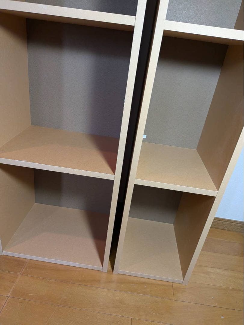 ■送料込■無印 MUJI パルプボードボックス 3段 棚 シェル廃盤カラーBOX